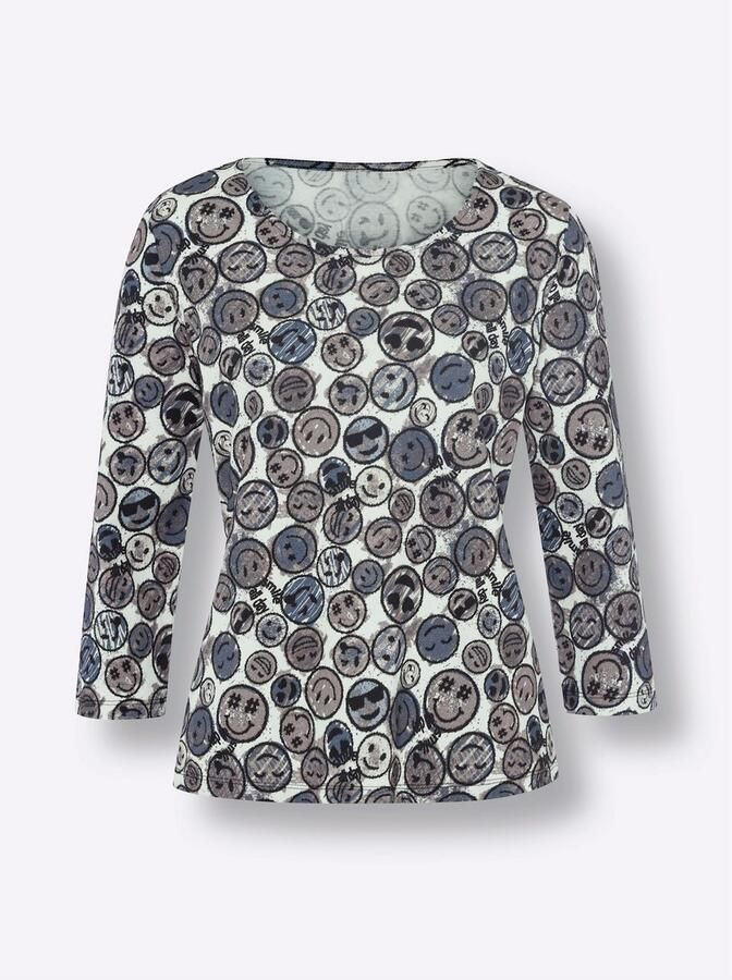 Heine Shirt met ronde hals Gedessineerd shirt (1-delig) - Foto 2