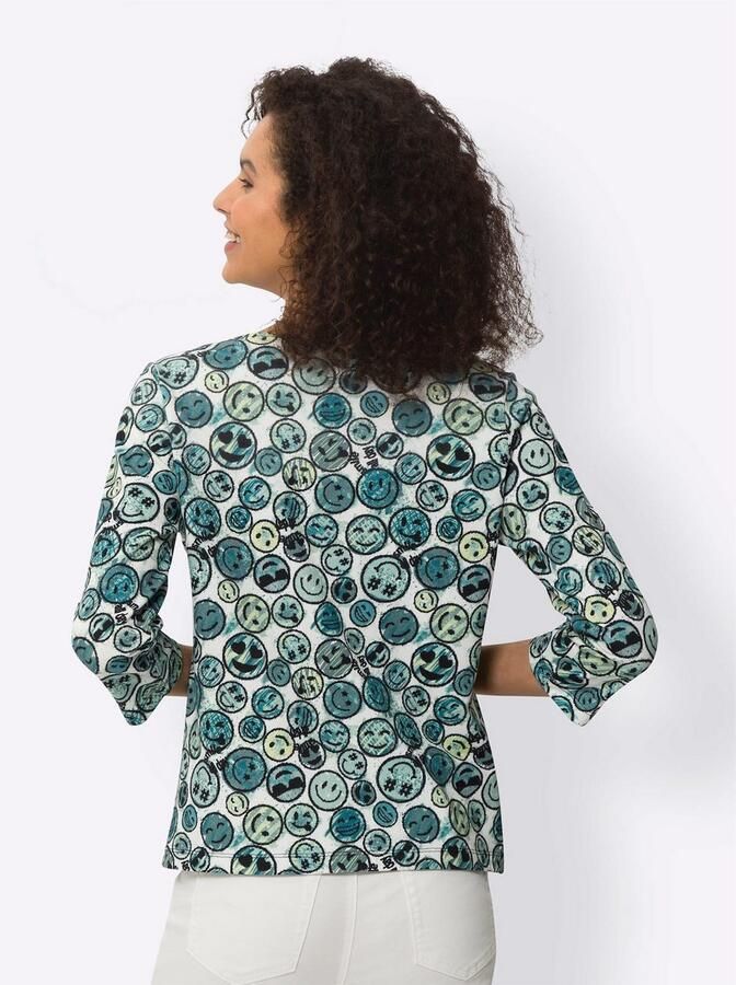 Heine Shirt met ronde hals Gedessineerd shirt (1-delig) - Foto 2