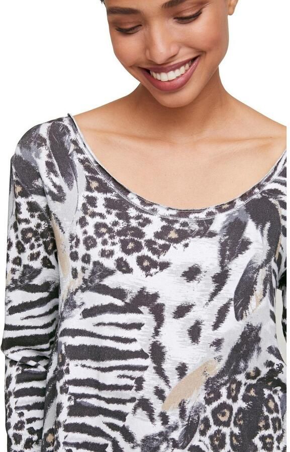 Heine Shirt met ronde hals Gedessineerd shirt (1-delig) - Foto 2