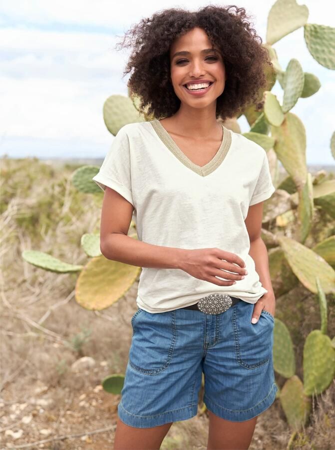 Heine Shirt met V-hals Shirt (1-delig) - Foto 4