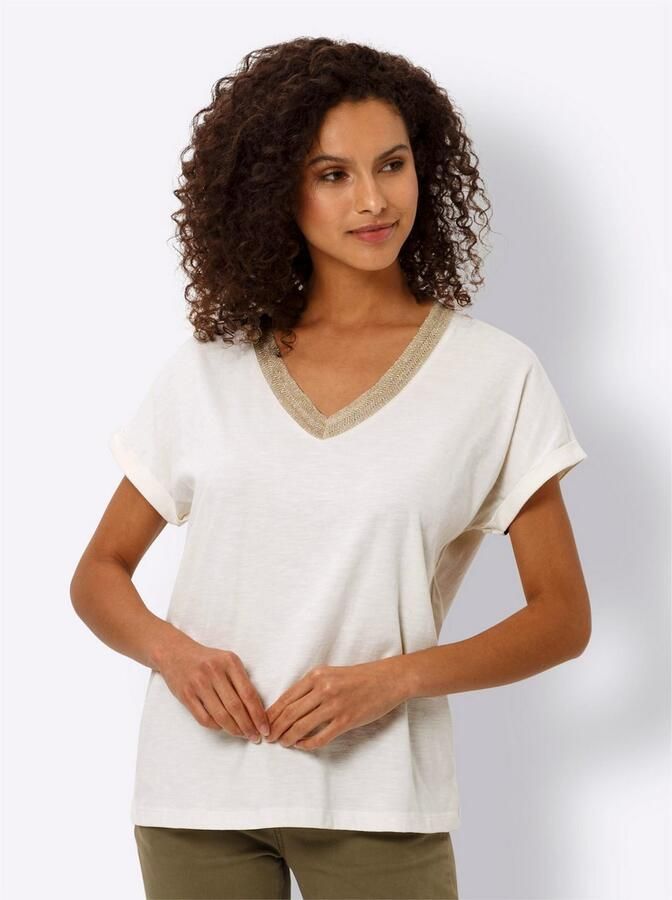 Heine Shirt met V-hals Shirt (1-delig)