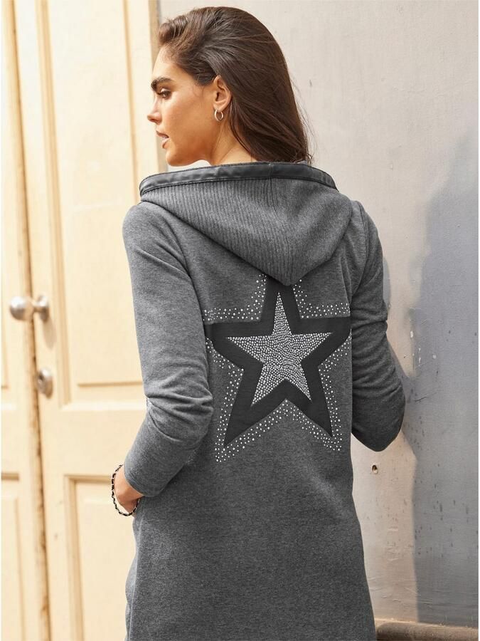 Heine Shirtjasje Sweatshirtjack (1-delig)