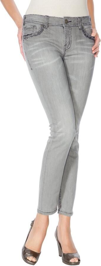 RICK CARDONA by Heine Skinny jeans met borduurwerk - Foto 5