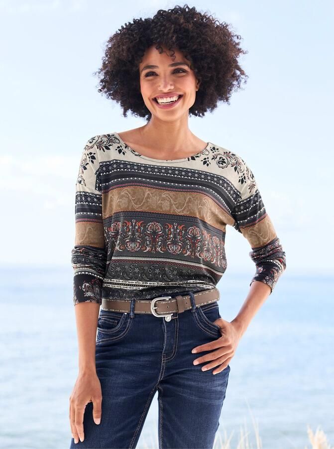 Heine T-shirt Gedessineerd shirt (1-delig) - Foto 4