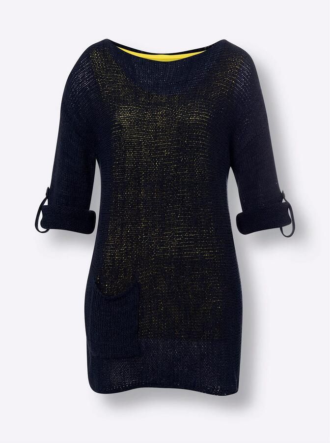 Heine Trui met 3 4 mouwen 2-in-1-trui - Foto 3