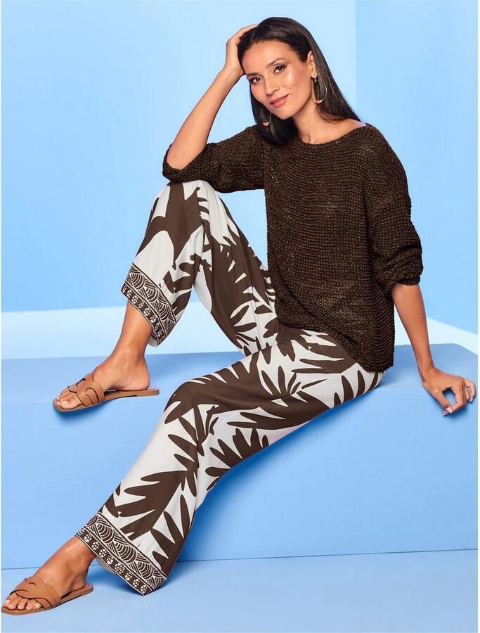 Heine Trui met ronde hals Trui