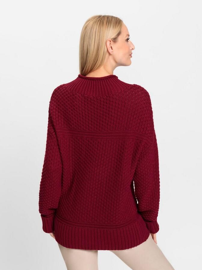 Heine Trui met staande kraag Trui - Foto 2