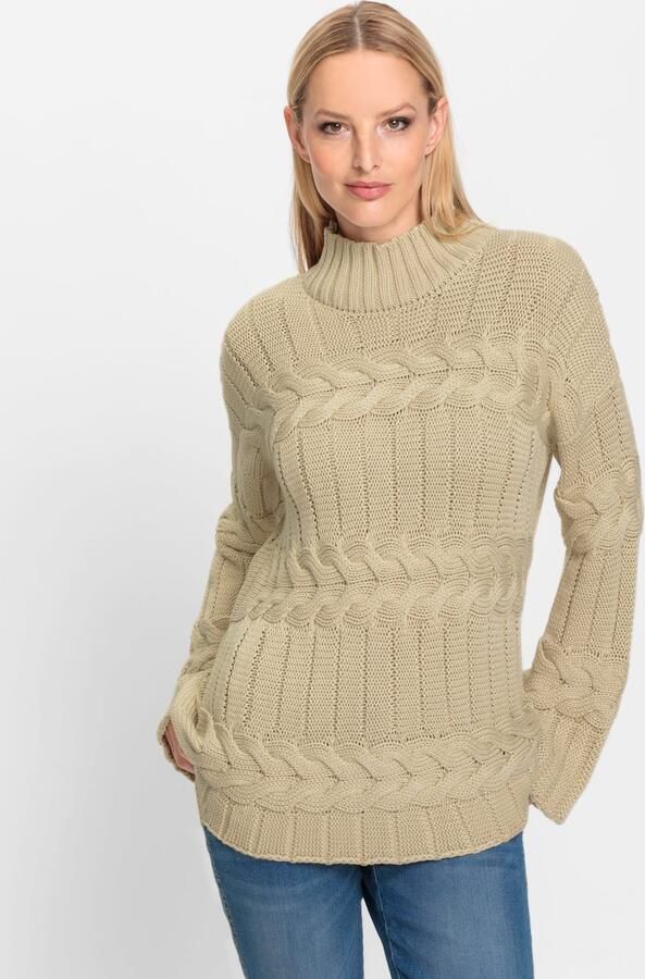 Heine Trui met staande kraag Trui - Foto 3