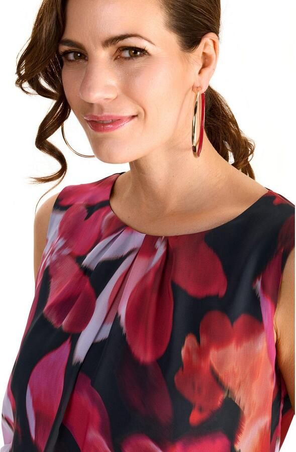 HERMANN LANGE Collection 2-in-1-jurk effen en met bloemenpatroon