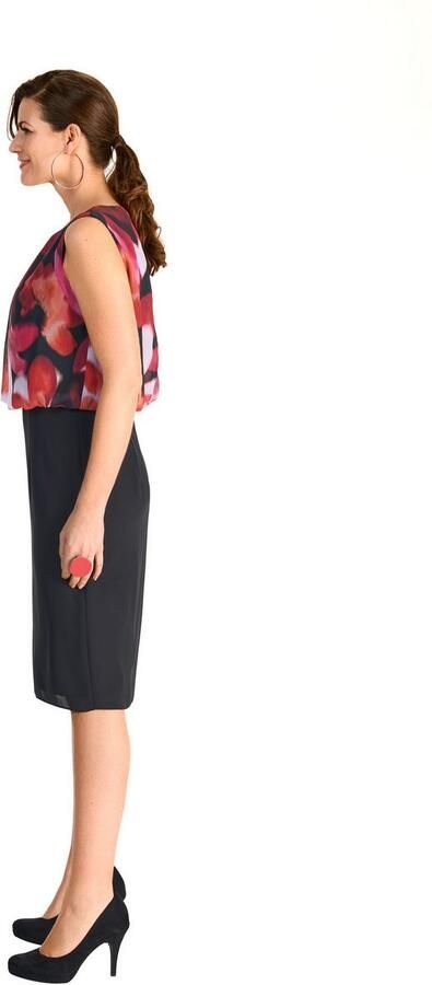 HERMANN LANGE Collection 2-in-1-jurk effen en met bloemenpatroon - Foto 3