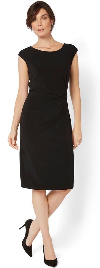 HERMANN LANGE Collection Jerseyjurk Zomerjurk met elegante rimpeling - Foto 5