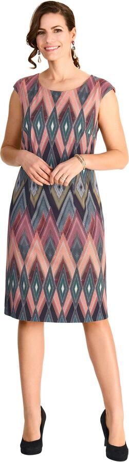 HERMANN LANGE Collection Jerseyjurk Zomerjurk met grafisch patroon - Foto 4