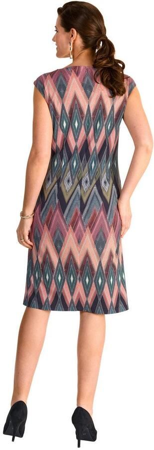 HERMANN LANGE Collection Jerseyjurk Zomerjurk met grafisch patroon - Foto 2