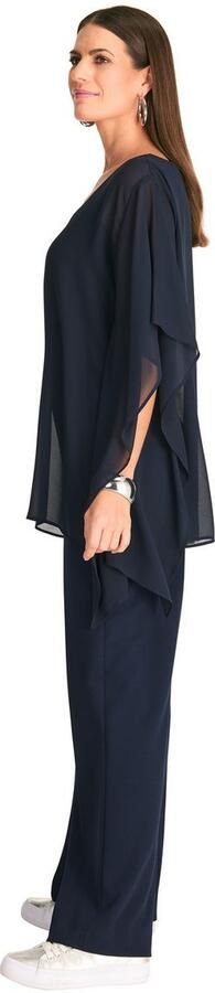 HER N LANGE Collection Poncho met wijde mouwen poncho transparant - Foto 3