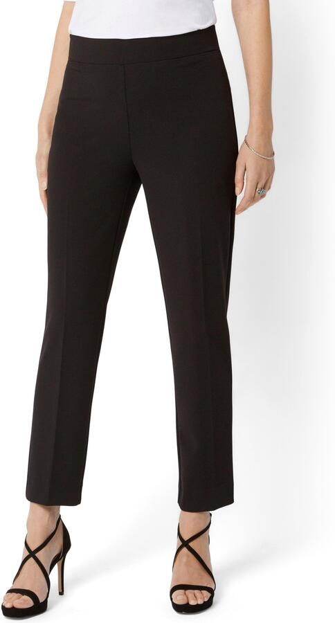 HERMANN LANGE Collection Stretchbroek in elegant comfortmodel met persplooien - Foto 12