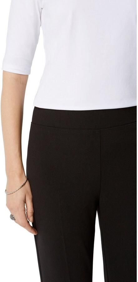 HERMANN LANGE Collection Stretchbroek in elegant comfortmodel met persplooien - Foto 8