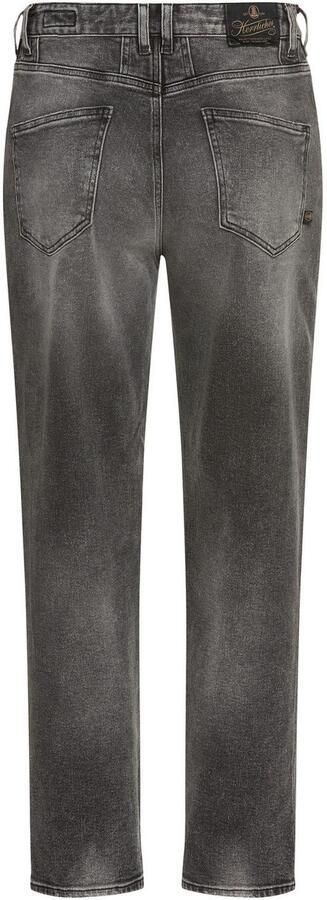 Herrlicher 5-pocket jeans Brooke Denim Black in loose fit met coupenaden - Foto 3