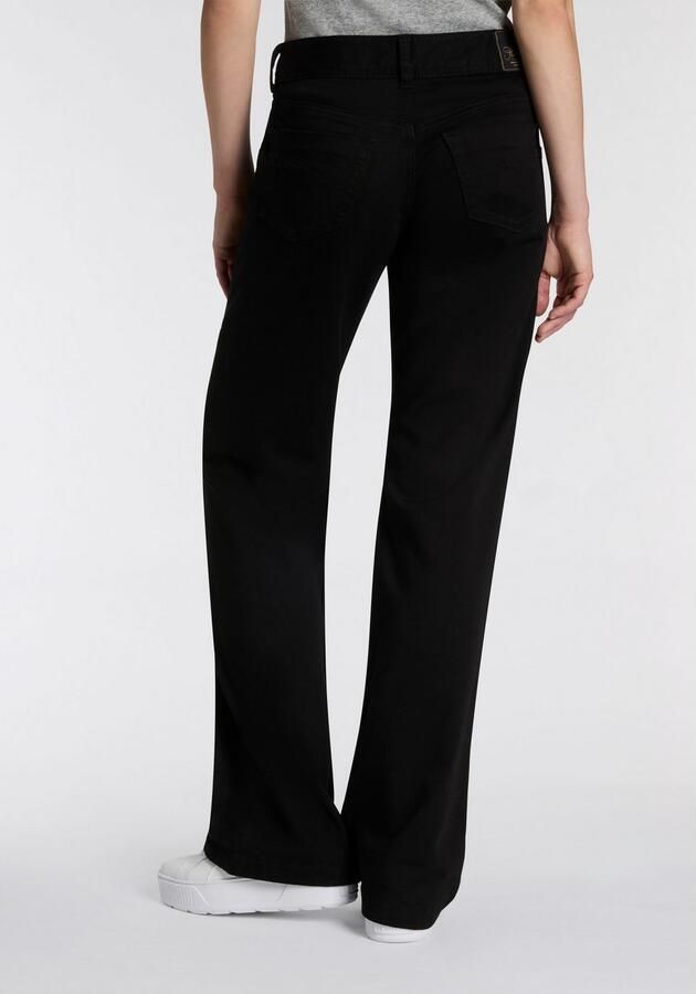 Herrlicher 5-pocket jeans Edna Denim Black Jogg in flared fit mid waist - Foto 2