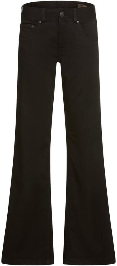 Herrlicher 5-pocket jeans Edna Denim Black Jogg in flared fit mid waist - Foto 3