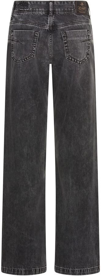 Herrlicher 5-pocket jeans Edna Denim Black met uitlopende pijpen - Foto 2