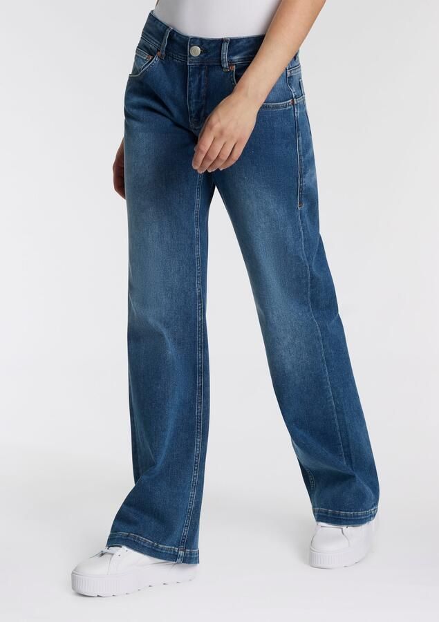 Herrlicher 5-pocket jeans Edna Denim Cashmere Touch in flared fit cashmere touch - Foto 4