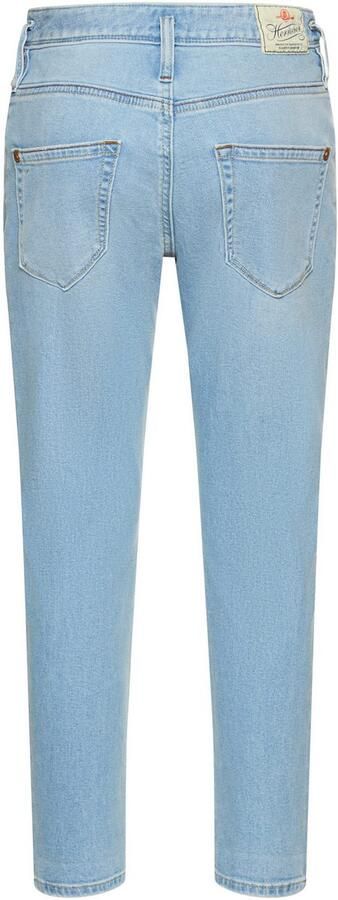 Herrlicher 7 8 jeans Shyra Cropped Denim Comfort met half blinde knoopsluiting - Foto 4