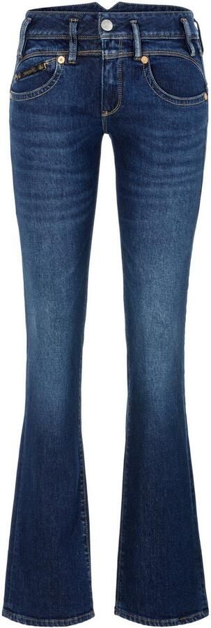 Herrlicher Bootcut jeans Pearl Boot Denim met markante tailleband - Foto 3