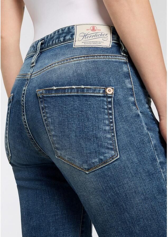 Herrlicher Boyfriendjeans Shyra Tap Denim met half blinde knoopsluiting