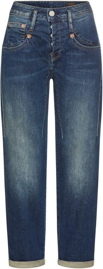 Herrlicher Boyfriendjeans Shyra Tap Denim met half blinde knoopsluiting - Foto 3