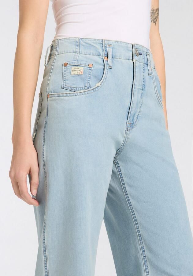 Herrlicher High-waist jeans Baggy Straight Denim Light