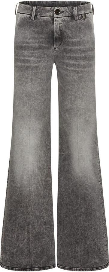 Herrlicher High-waist jeans Lovely Flared Denim Black - Foto 3