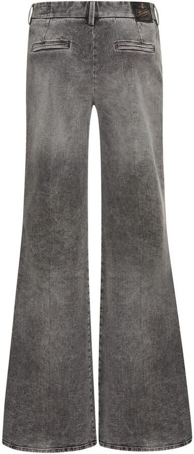 Herrlicher High-waist jeans Lovely Flared Denim Black - Foto 2