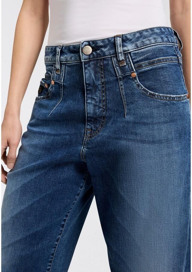 Herrlicher Loose fit jeans Brooke Denim met figuurnaden aan de taille