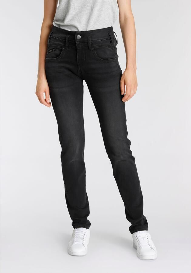 Herrlicher Slim fit jeans PEARL SLIM REUSED Aanhoudende topkwaliteit bevat gerecycled materiaal - Foto 8