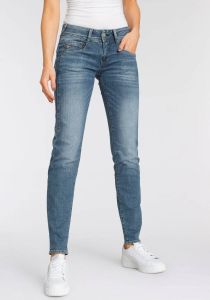 Herrlicher Slim fit jeans GINA SLIM POWERSTRETCH met inzet opzij