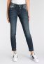 Herrlicher Slim fit jeans Touch in 7 8 lengte en gerafelde broekzoom - Thumbnail 1