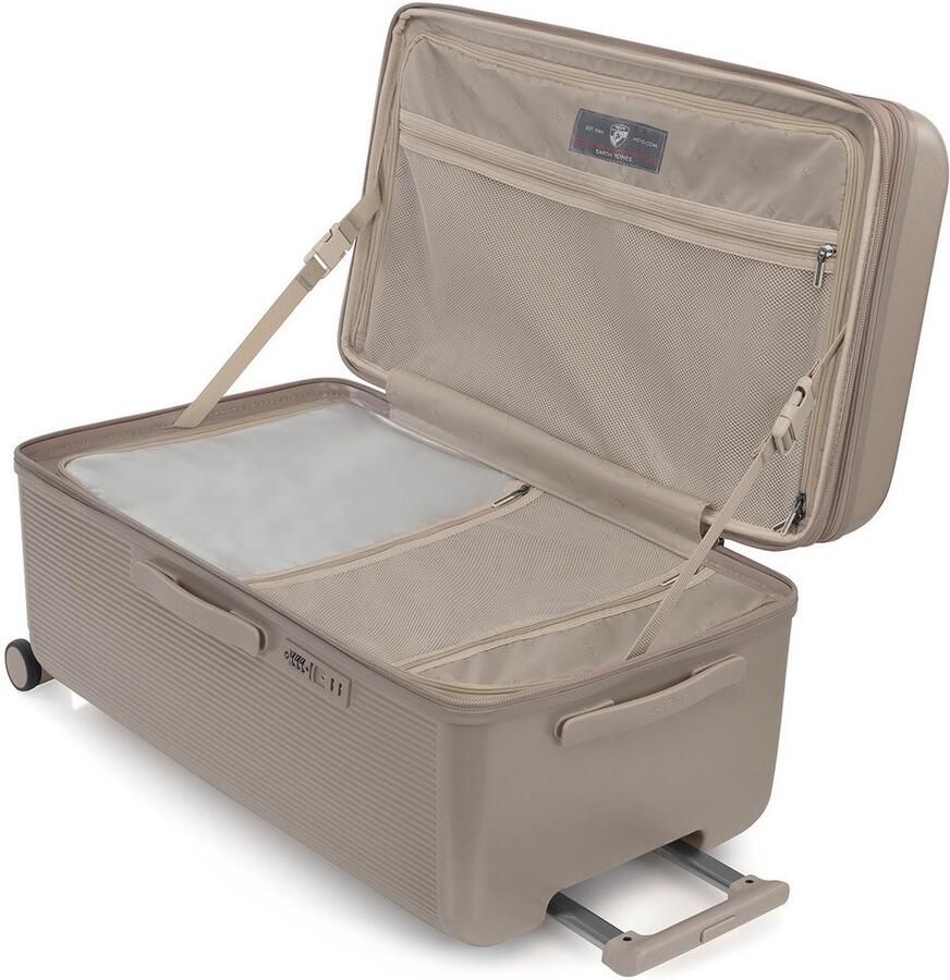 Heys Hardshell-trolley Earth Tone Trunk L Trunk koffer harde schaal koffer TSA-slot volume uitbreiding - Foto 3
