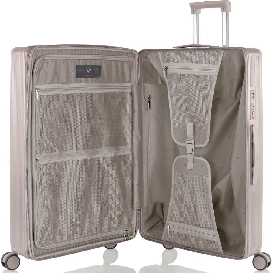 Heys Hardshell-trolley Earthtone verschillende maten en kleuren x Joachim Llambi reisbagage TSA-slot volumevergroting - Foto 3