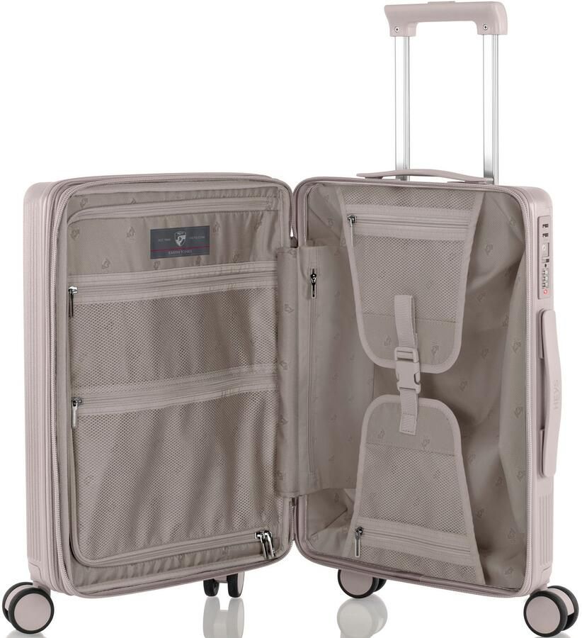 Heys Hardshell-trolley Earthtone verschillende maten en kleuren x Joachim Llambi reisbagage TSA-slot volumevergroting - Foto 3