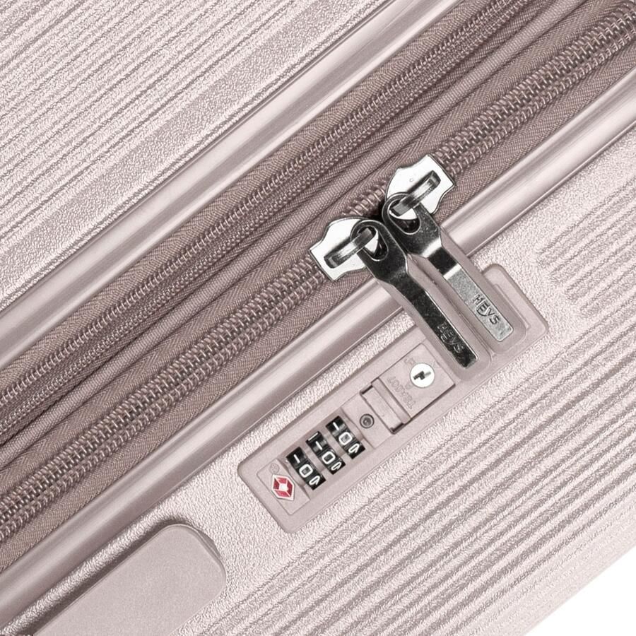 Heys Hardshell-trolley Earthtone verschillende maten en kleuren x Joachim Llambi reisbagage TSA-slot volumevergroting