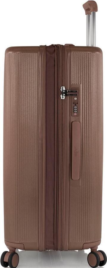 Heys Hardshell-trolley Earthtone verschillende maten en kleuren x Joachim Llambi reisbagage TSA-slot volumevergroting - Foto 7