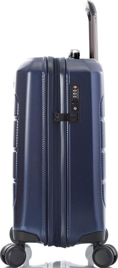 Heys Hardshell-trolley Eco Case 53 cm Navy Blauw x Joachim Llambi handbagagekoffer reisbagage - Foto 9