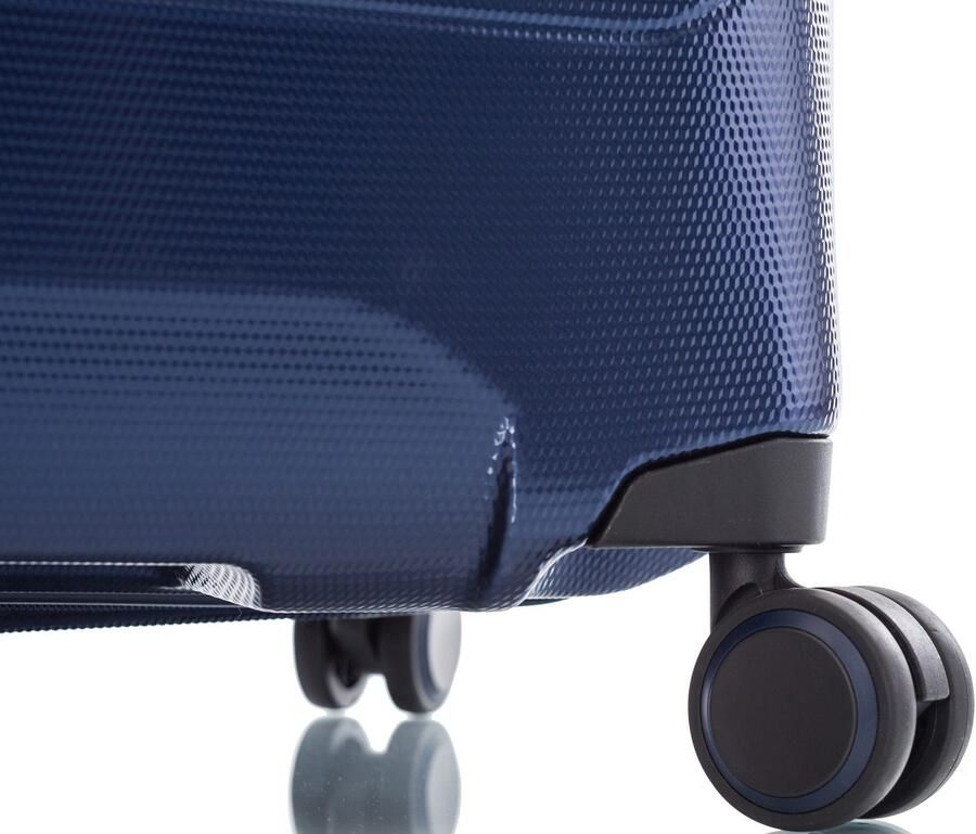 Heys Hardshell-trolley Eco Case 53 cm Navy Blauw x Joachim Llambi handbagagekoffer reisbagage - Foto 5