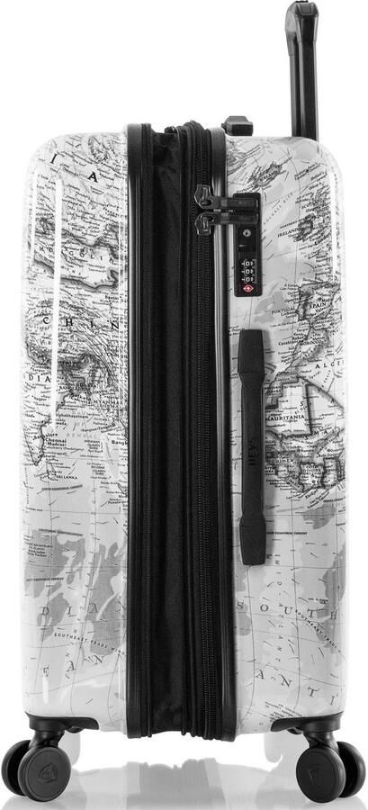 Heys Hardshell-trolley Journey 3G zwart wit 66 cm x Joachim Llambi reisbagage TSA-slot volumevergroting - Foto 8