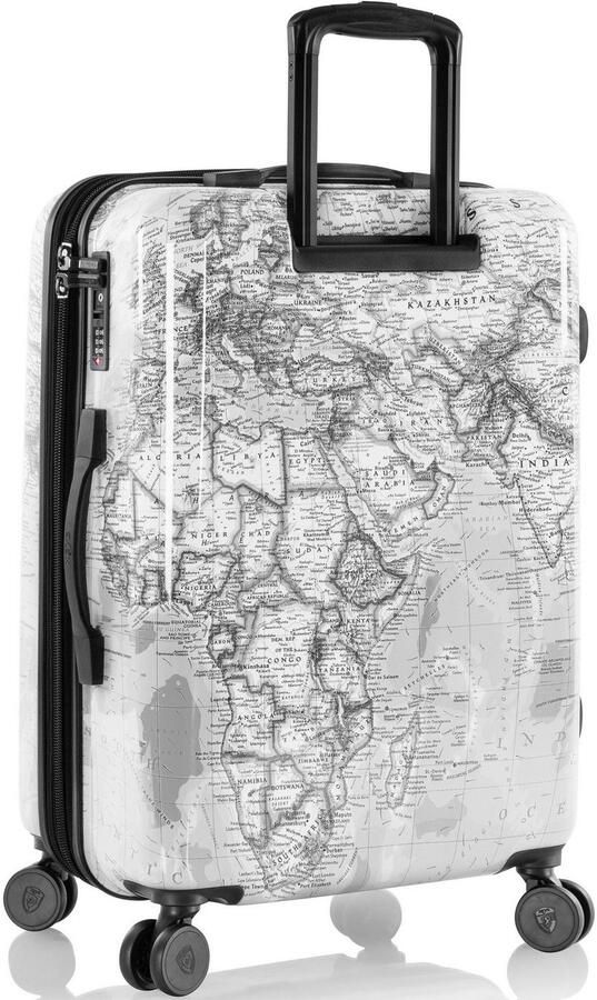 Heys Hardshell-trolley Journey 3G zwart wit 66 cm x Joachim Llambi reisbagage TSA-slot volumevergroting - Foto 6