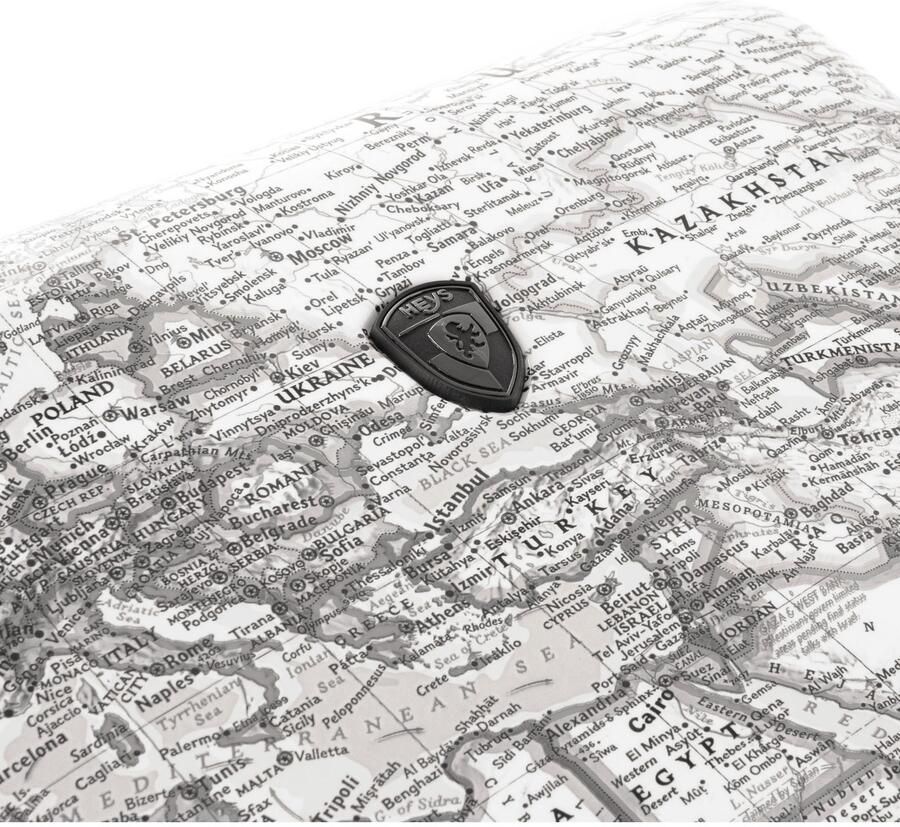 Heys Hardshell-trolley Journey 3G zwart wit 66 cm x Joachim Llambi reisbagage TSA-slot volumevergroting - Foto 4