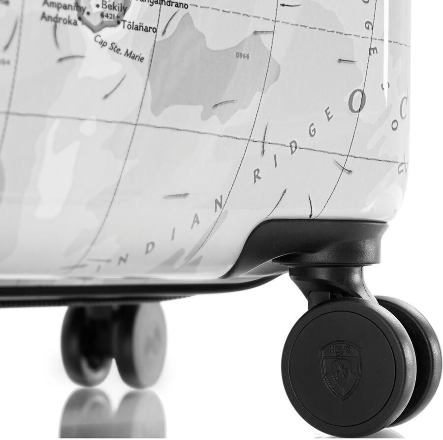 Heys Hardshell-trolley Journey 3G zwart wit 66 cm x Joachim Llambi reisbagage TSA-slot volumevergroting - Foto 3