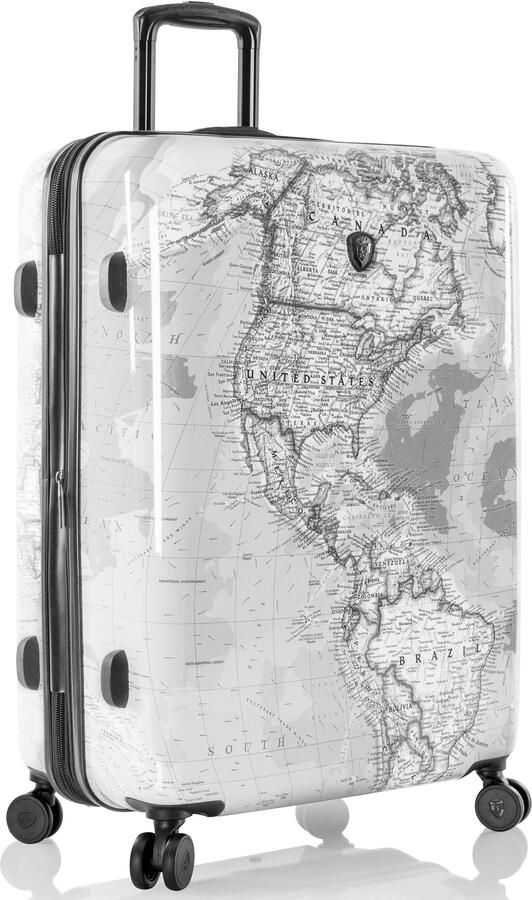 Heys Hardshell-trolley Journey 3G zwart wit 76 cm x Joachim Llambi harde koffer volumevergroting - Foto 8