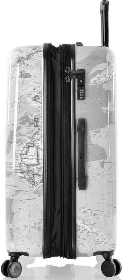 Heys Hardshell-trolley Journey 3G zwart wit 76 cm x Joachim Llambi harde koffer volumevergroting - Foto 7