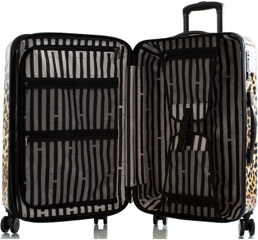 Heys Hardshell-trolley Leopard 66 cm x Joachim Llambi harde koffer volumevergroting - Foto 4